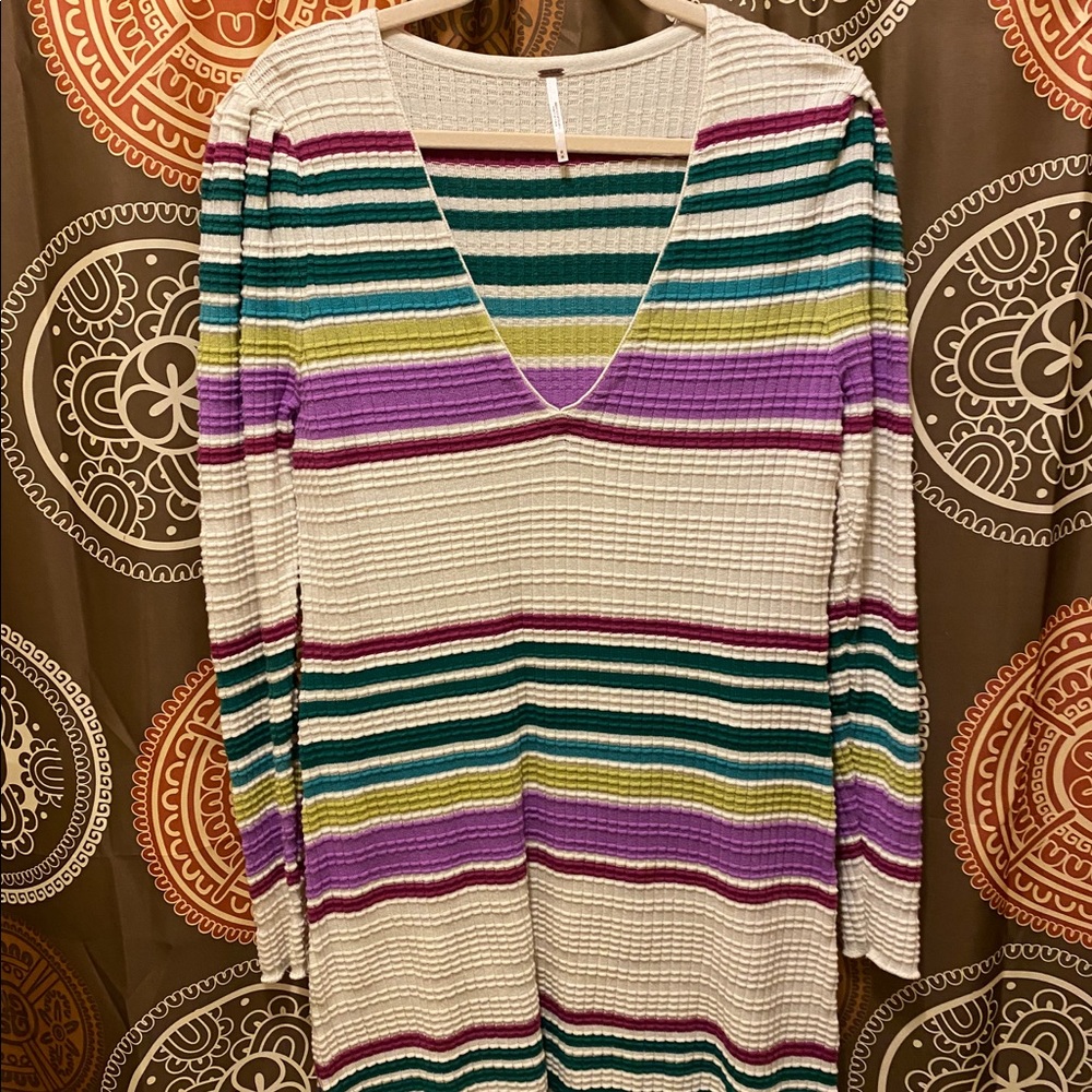 FREE PEOPLE GIDGET MINI sweater DRESS - Picture 2 of 4